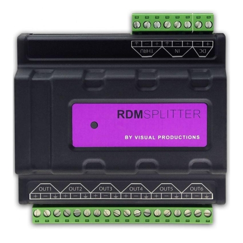 Visual Productions RdmSplitter Сплиттер-усилитель DMX+RDM