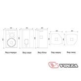 Volta M-12MA Активный сценический монитор, 350 Вт., 12 дюймов