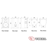 Volta M-15MA Активный сценический монитор, 500 Вт., 15 дюймов