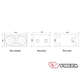 Volta MS-218 Пассивный сабвуфер, 1400 Вт., 2x18"