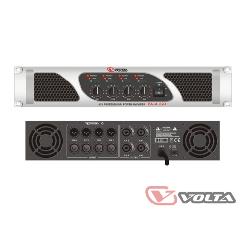 Volta PA-4.370 Усилитель мощности, 4х370 Вт., 4 Ом.