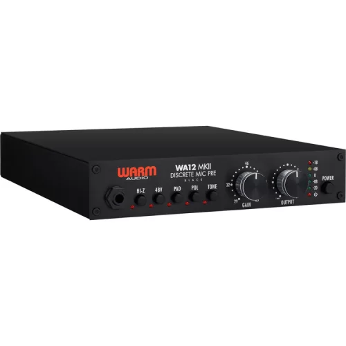 Warm Audio WA12 MKII Black Дискретный микрофонный предусилитель, DI