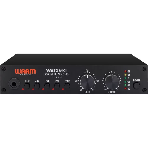 Warm Audio WA12 MKII Black Дискретный микрофонный предусилитель, DI