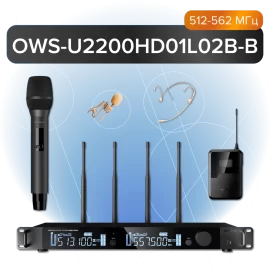 Октава OWS-U2200HD01L02В-B Радиосистема с поясным и ручным передатчиками