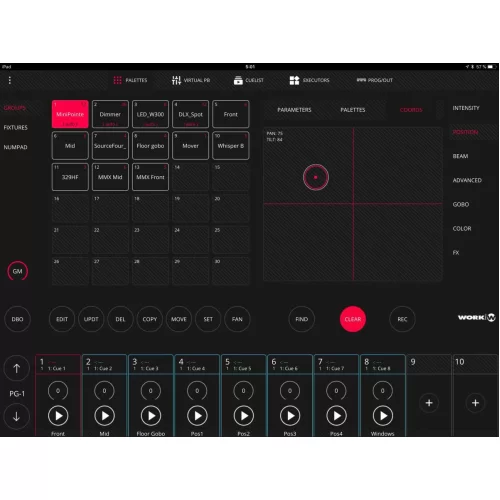 Work LS-1 Пульт управления светом, 4096 каналов
