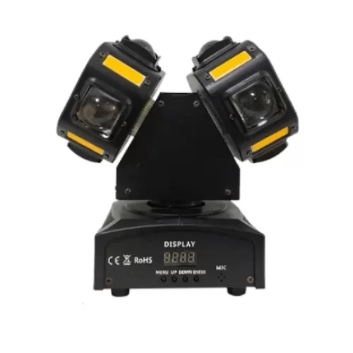 XLine Light LED 2 Gecko Вращающийся световой эффект, 8х10 Вт. RGBW, стробоскоп, лазер