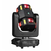 XLine Light LED Wind Fire Вращающийся световой эффект, 8х10 Вт. RGBW, стробоскоп, лазер