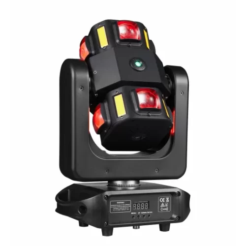 XLine Light LED Wind Fire Вращающийся световой эффект, 8х10 Вт. RGBW, стробоскоп, лазер
