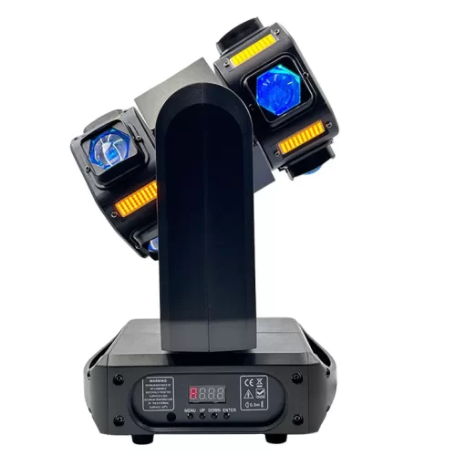 XLine Light LED Wind Fire Вращающийся световой эффект, 8х10 Вт. RGBW, стробоскоп, лазер