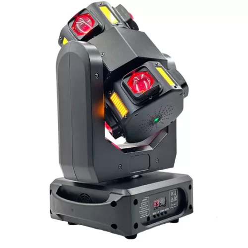 XLine Light LED Wind Fire Вращающийся световой эффект, 8х10 Вт. RGBW, стробоскоп, лазер