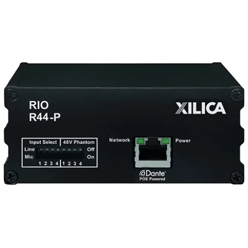 Xilica Rio R44-P Аудиоинтерфейс Dante, 4х4