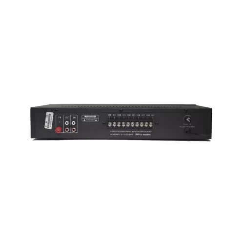 ZTX audio MP3-80 Трансляционный микшер-усилитель, 80 Вт., MP3, FM, Bluetooth, 3 зоны