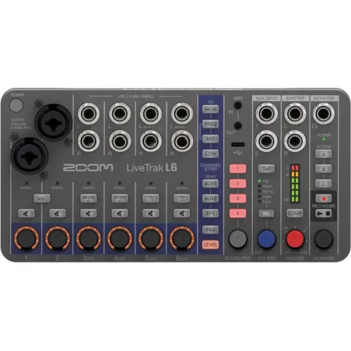 Zoom LiveTrak L-6 10-канальная портастудия