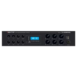ВЕКТОР ТУ-6480МД Трансляционный микшер-усилитель, 480 Вт., MP3, FM, Bluetooth, 6 зон
