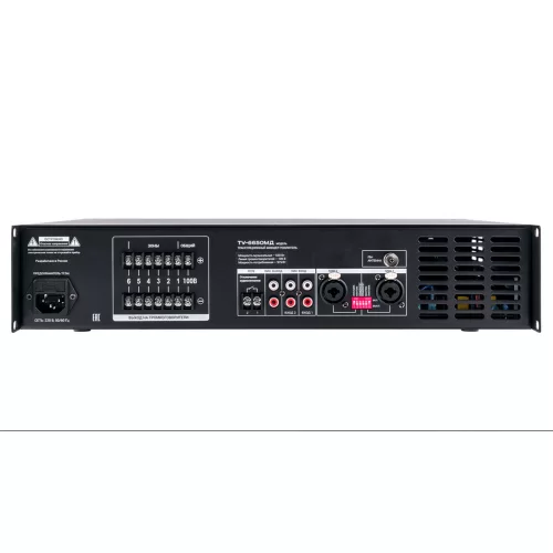 ВЕКТОР ТУ-6650МД Трансляционный микшер-усилитель, 650 Вт., MP3, FM, Bluetooth, 6 зон