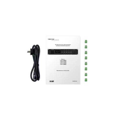 Вектор УМТ-4360Д (V2) Цифровой трансляционный усилитель, 4х360 Вт.