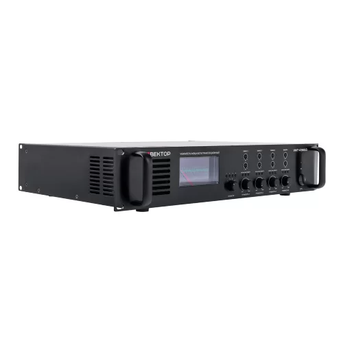 Вектор УМТ-4360Д (V2) Цифровой трансляционный усилитель, 4х360 Вт.