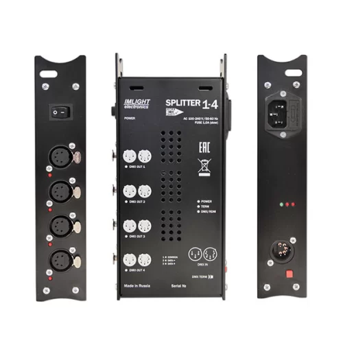Имлайт Splitter 1-4 RDM Сплиттер DMX, 1х4, RDM