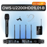 Октава OWS-U2200HD01L01-B Цифровая радиосистема с ручным, головным и петличным микрофонами