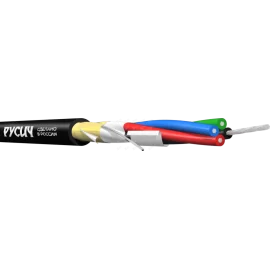 РУСИЧ МКФ-4035нг(А)-LSLTx Кабель квадропольный микрофонный, 2х0,35 мм2
