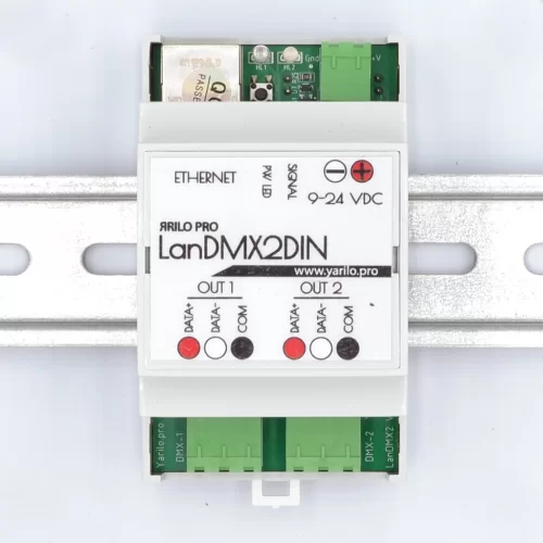 ЯRILO LANdmx2DIN 12V Конвертер Art-Net - DMX
