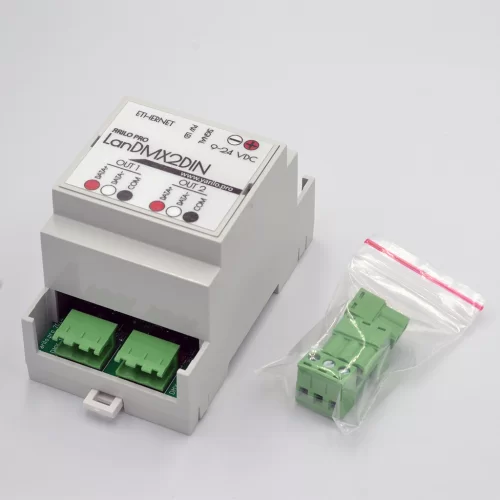 ЯRILO LANdmx2DIN 12V Конвертер Art-Net - DMX