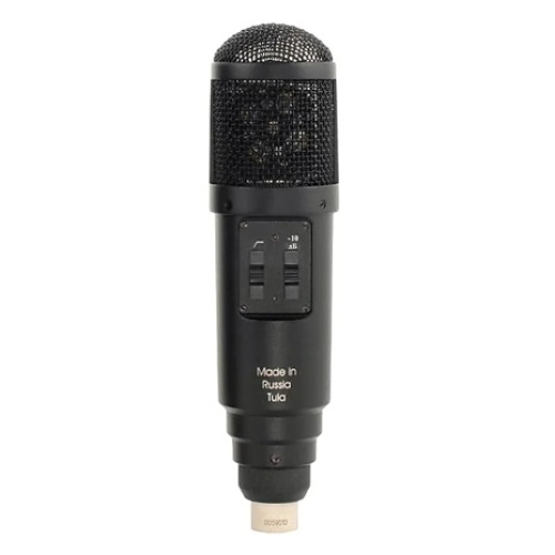 Октава МК-319 чёрный, (деревянный футляр) Студийный конденсаторный микрофон, кардиоида