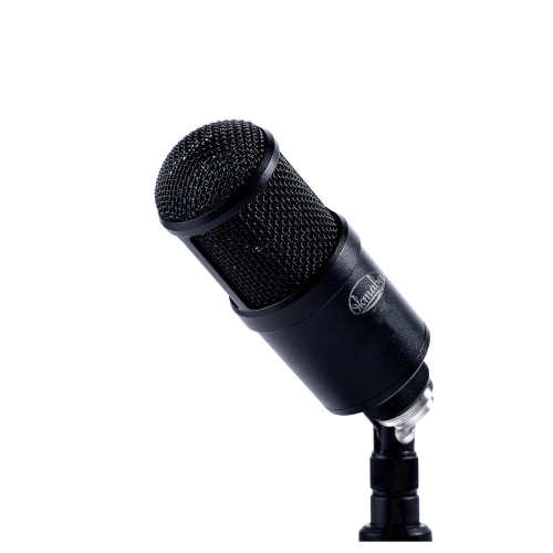Октава МК-519 чёрный, (деревянный футляр) Студийный конденсаторный микрофон, кардиоида