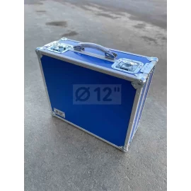 12inch Кейс для виниловых проигрывателей Turntable Case Aluminium Blue 2