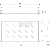 12inch Рэковая полка 1U