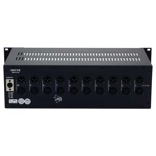API Audio 500VPR Шасси на 10 слотов для модулей 500-серии