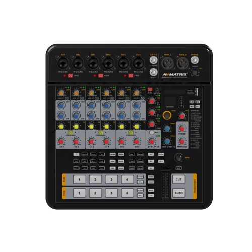 AVMATRIX Shark H4M Аудио-видеомикшер 4CH HDMI USB LAN
