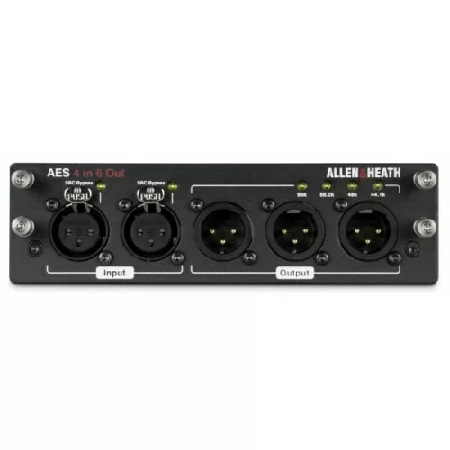 Allen & Heath DLIVE-M-DL-AES4I6O-A (M-DL-AES4I6O-A) Карта AES3 для систем dLive, 4x6