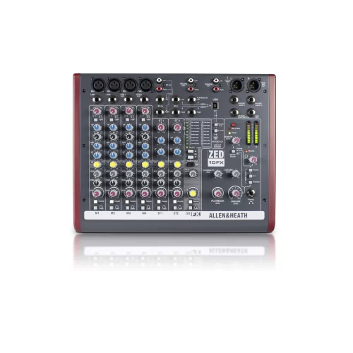 Allen & Heath ZED-10FX (ZED10FX) 8-канальный аналоговый микшер, FX