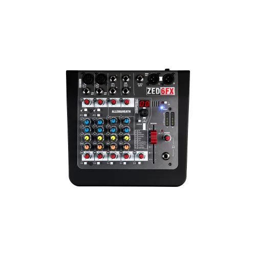 Allen & Heath ZED-6FX (ZED6FX) 6-канальный аналоговый микшер, FX