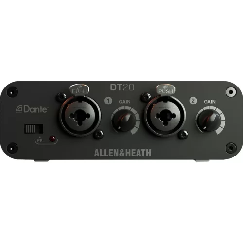 Allen & Heath DT20/X Аудиоинтерфейс Dante, 2x0