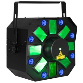 American DJ Furious Three RG UV Световой эффект, 5х5  Вт. RGBWA, 8x3 Вт. UV, лазер