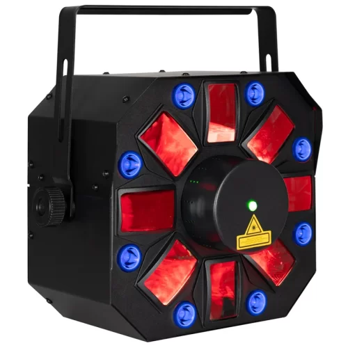 American DJ Furious Three RG UV Световой эффект, 5х5  Вт. RGBWA, 8x3 Вт. UV, лазер