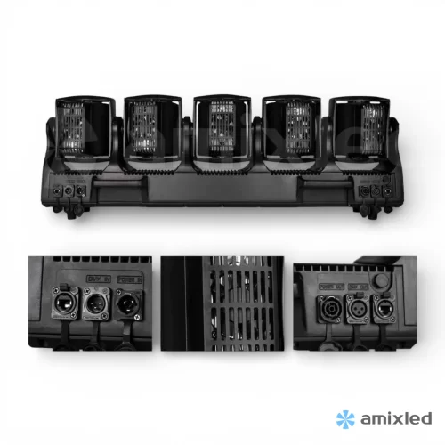 AMIXLED TORNADO IP65 Моторизованная панель, 5x120 Вт., RGBWL, IP65