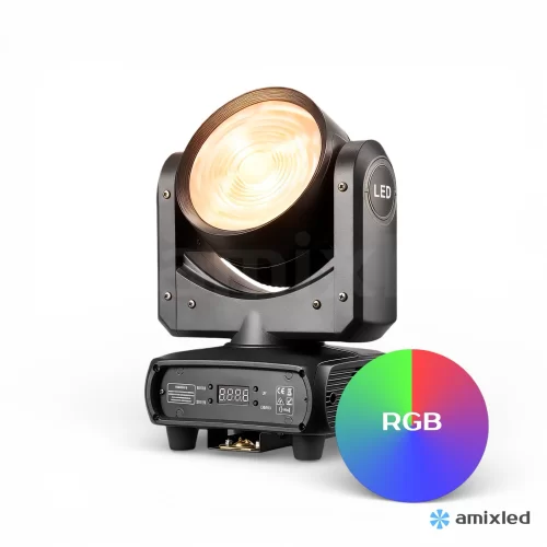 Amixled Fresnel MINI WASH 120W RGB Вращающаяся голова Wash с линзой Френеля, 120 Вт., RGB