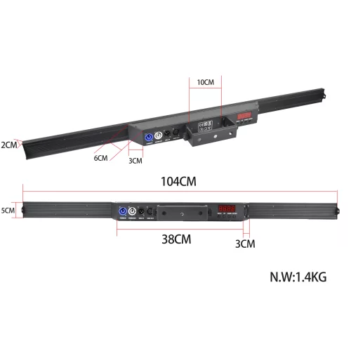 Amixled LED BAR 40x3 Led-панель, 40х3 Вт, RGB