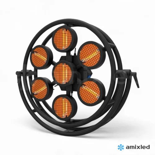 Amixled P1 HALOGEN Блиндер, 7х300 Вт., лампа, WW