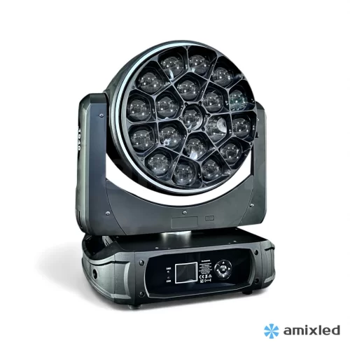 Amixled WASH 19x40 BEYE LED RING Вращающаяся голова Wash, 19x40 Вт., RGBW, LED-кольцо