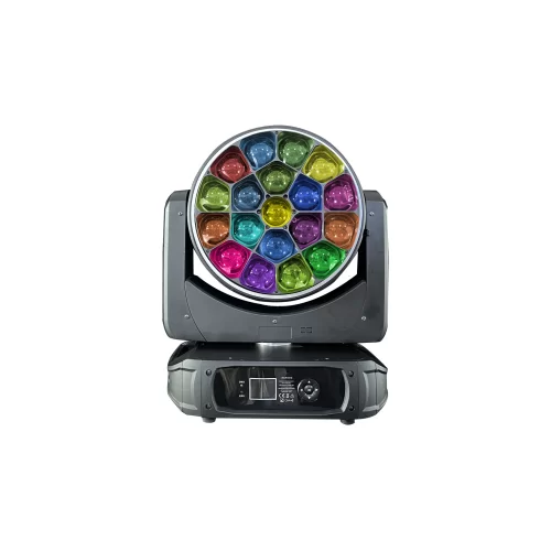 Amixled WASH BEYE 19x40 + LED RING UP Вращающаяся голова Wash, B-Eye, 19х40 Вт., RGBW