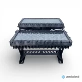 Amixled 180x10 IP65 WALL WASHER Светодиодный прожектор, 18 х10 Вт., RGBW, IP65