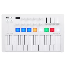 Arturia MiniLab 3 Alpine White MIDI-клавиатура, 25 клавиш