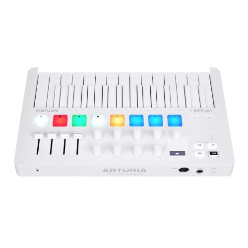 Arturia MiniLab 3 Alpine White MIDI-клавиатура, 25 клавиш