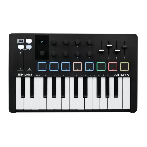 Arturia MiniLab 3 Black Edition MIDI-клавиатура, 25 клавиш