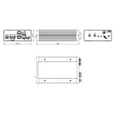 Audac AMP22 Усилитель мощности, 2х15 Вт.