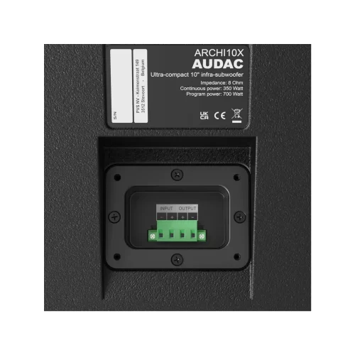 Audac ARCHI10X/W Пассивный сабвуфер, 350 Вт., 10"